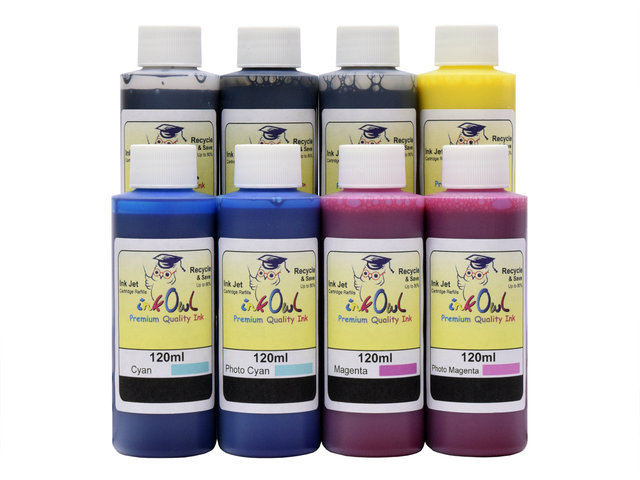 8x120ml ink to refill CANON PFI-1000, PFI-1100, PFI-1300, PFI-1700